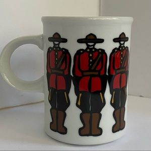 Marc Tetro RCMP Canadian Mounted Police Mountie Mug Tea Cup Danesco Canada EUC